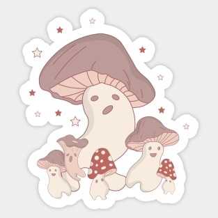 Cute mushrooms Sticker